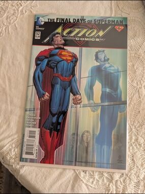 DC Comics Action Heroes Cover - Blue, Red, Yellow